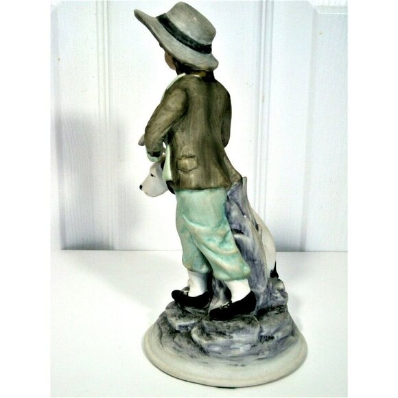 Vintage Ethan Allen Boy with Dog Girl with Dog figurines 3213A GIFT - Picture 9 of 11
